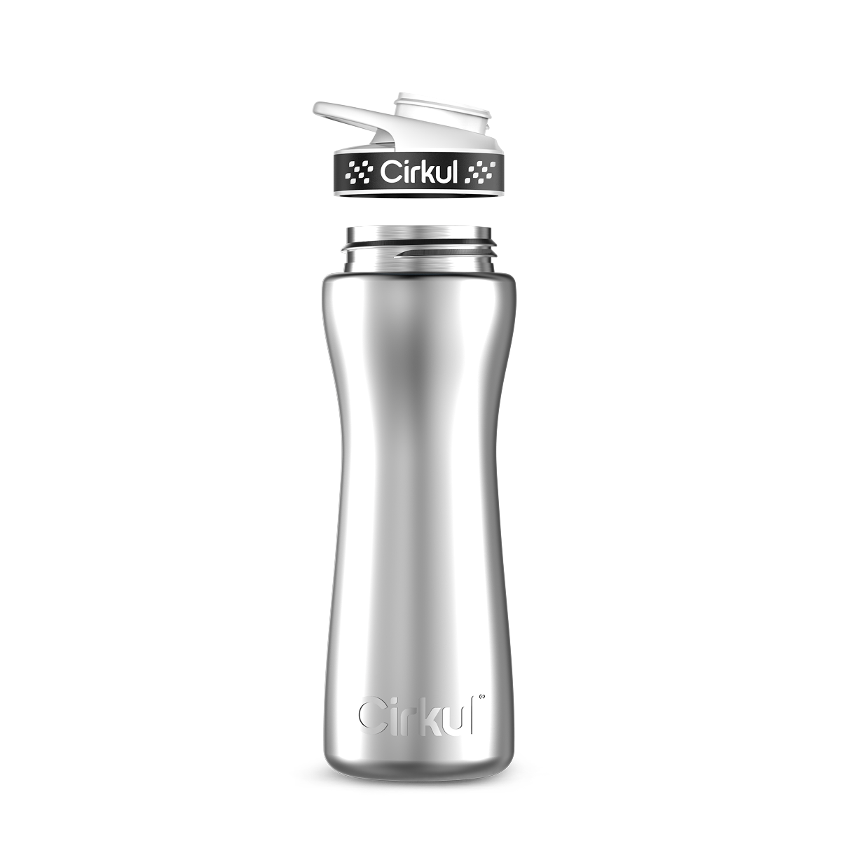 22oz. Stainless Steel Bottle & Comfort Grip Lid